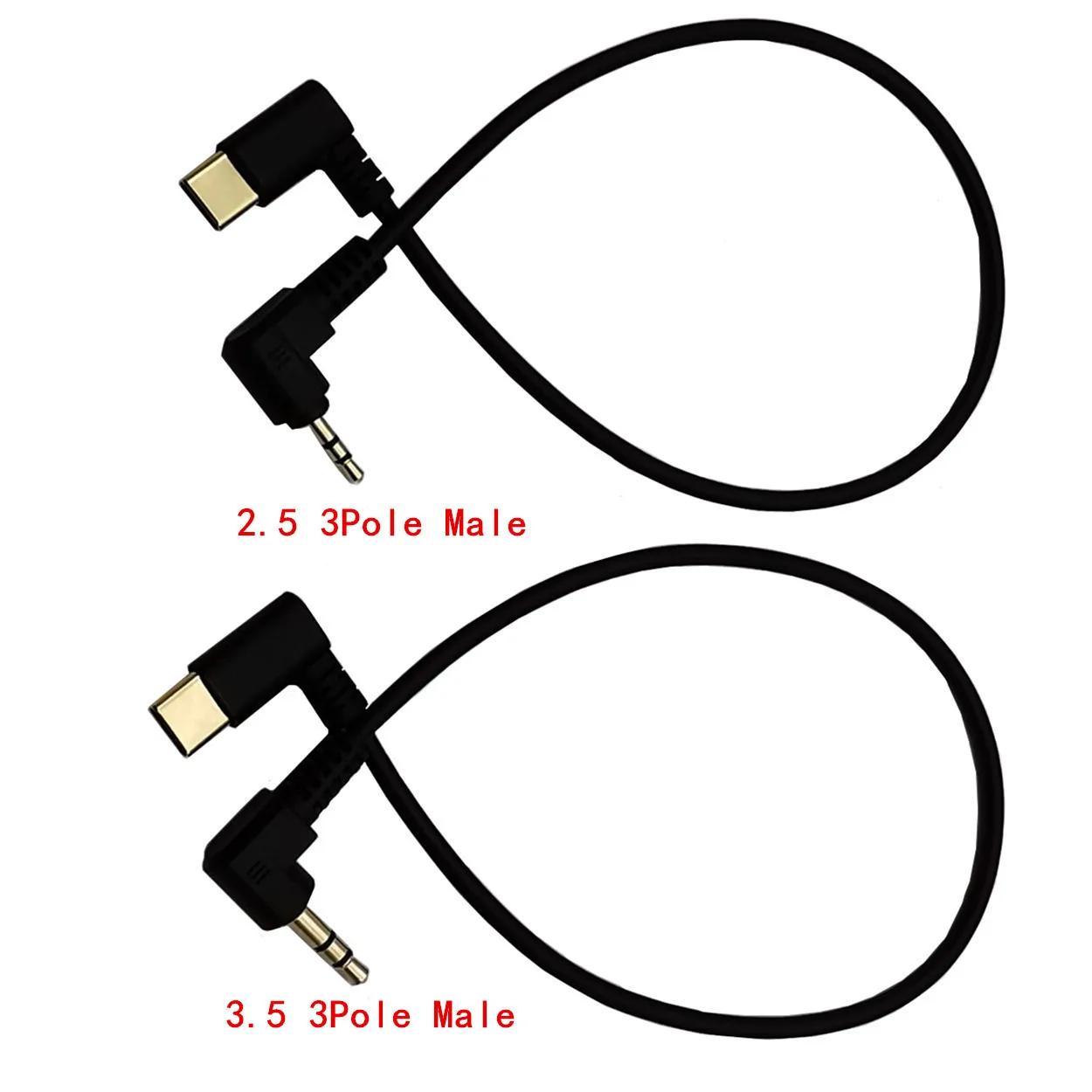 -USB C ̺, 90  , USB CŸ-2.5 3.5mm   AUX   ̺, 30cm 1FT, 3.5mm  2.5mm